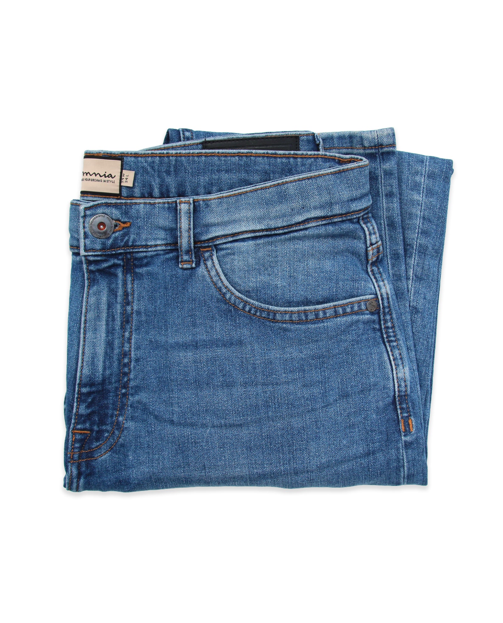 Somnia Men's Mid-Light Wash Comfort-Stretch Jeans