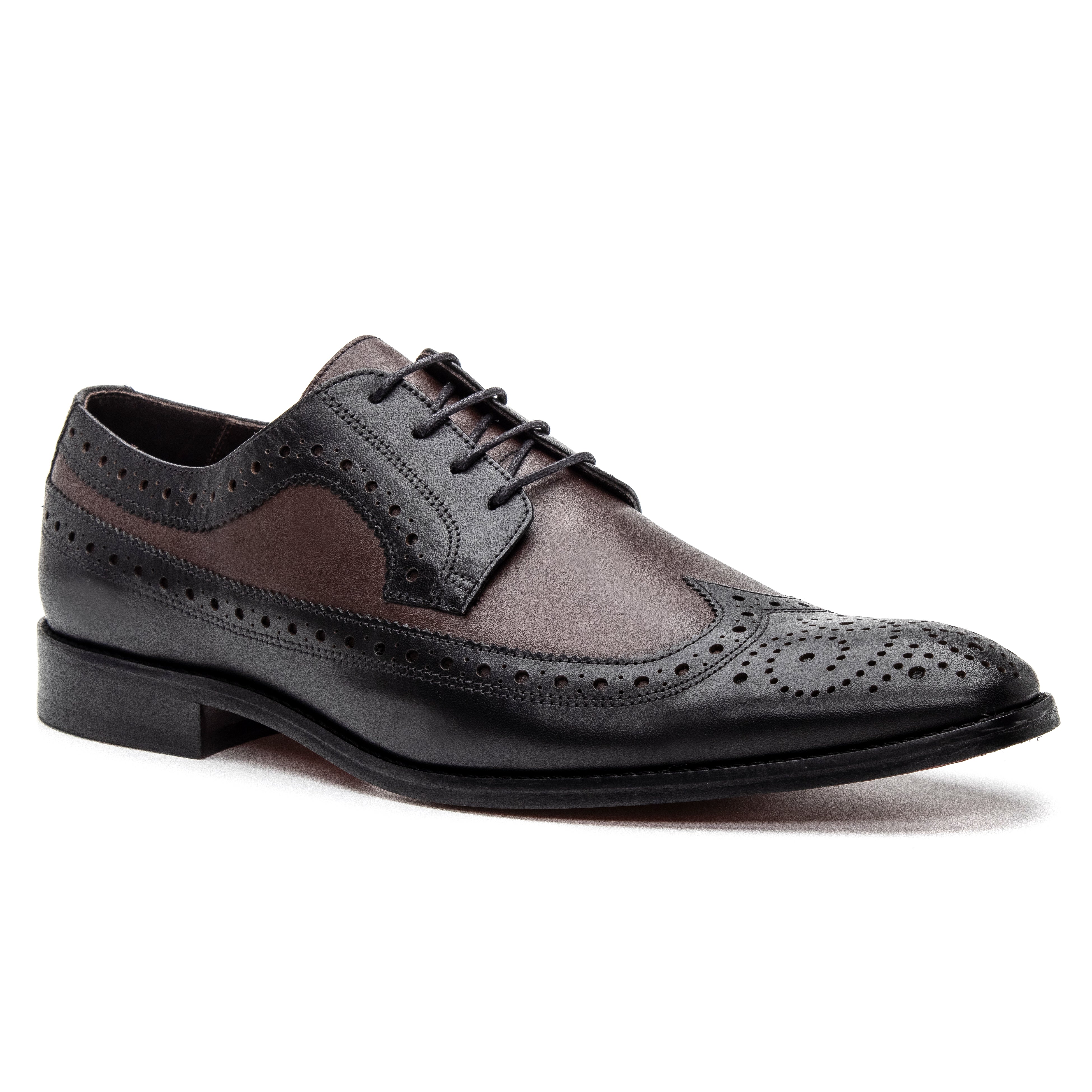 Barnaby Dress Oxford - Black/Brown