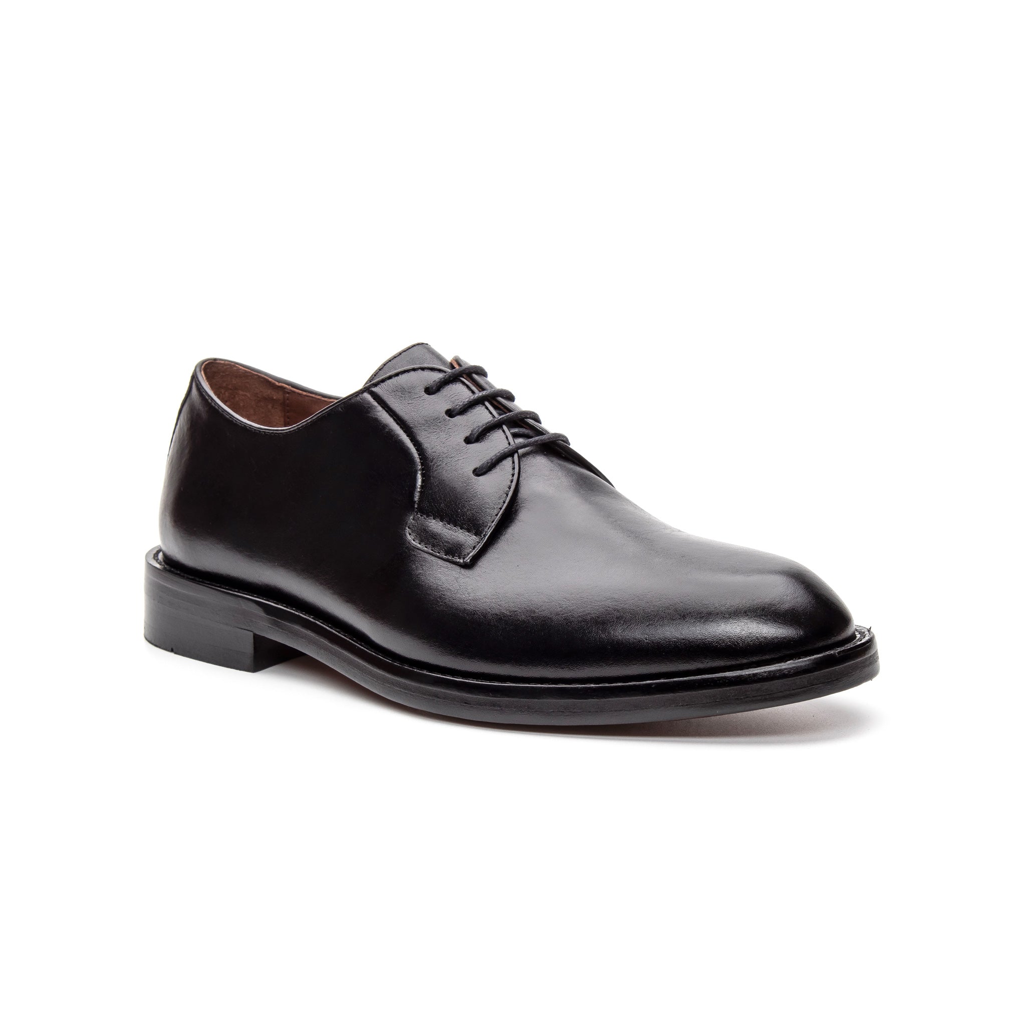 Edward Plain Toe Derby - Black