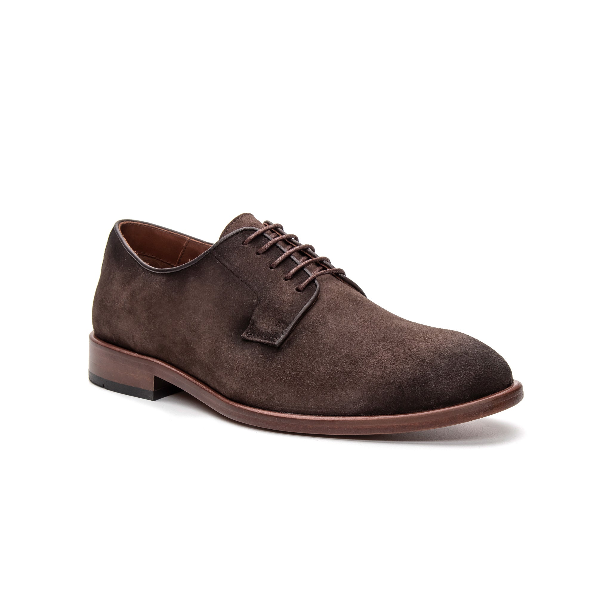 Jack Plain Toe Derby - Nubuck Chocolate