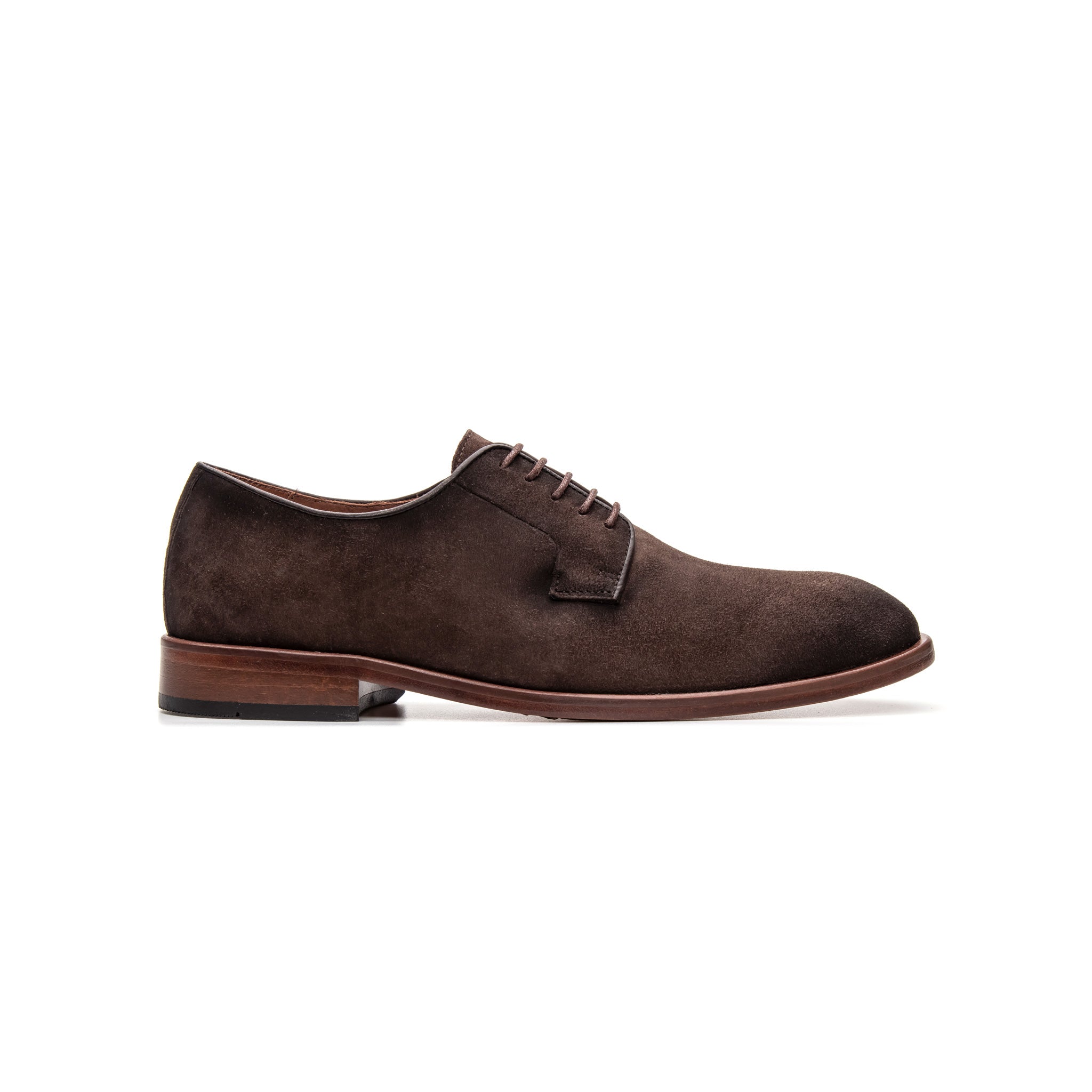 Jack Plain Toe Derby - Nubuck Chocolate