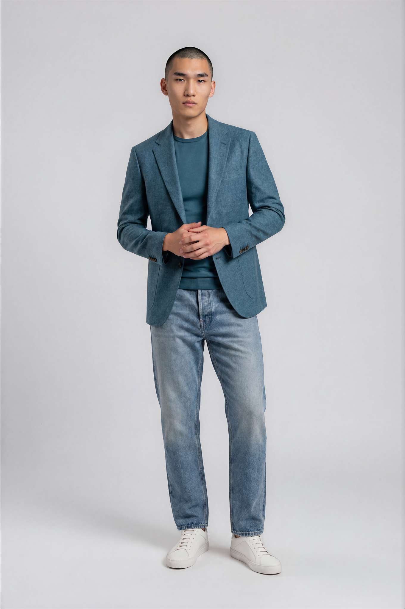 The Vitale Barberis Canonico Mélange Sport Coat