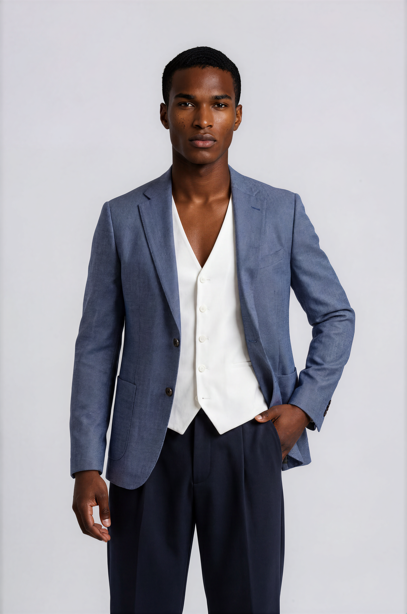 Vitale Barberis Canonico Textured Birds Eye Sport Coat