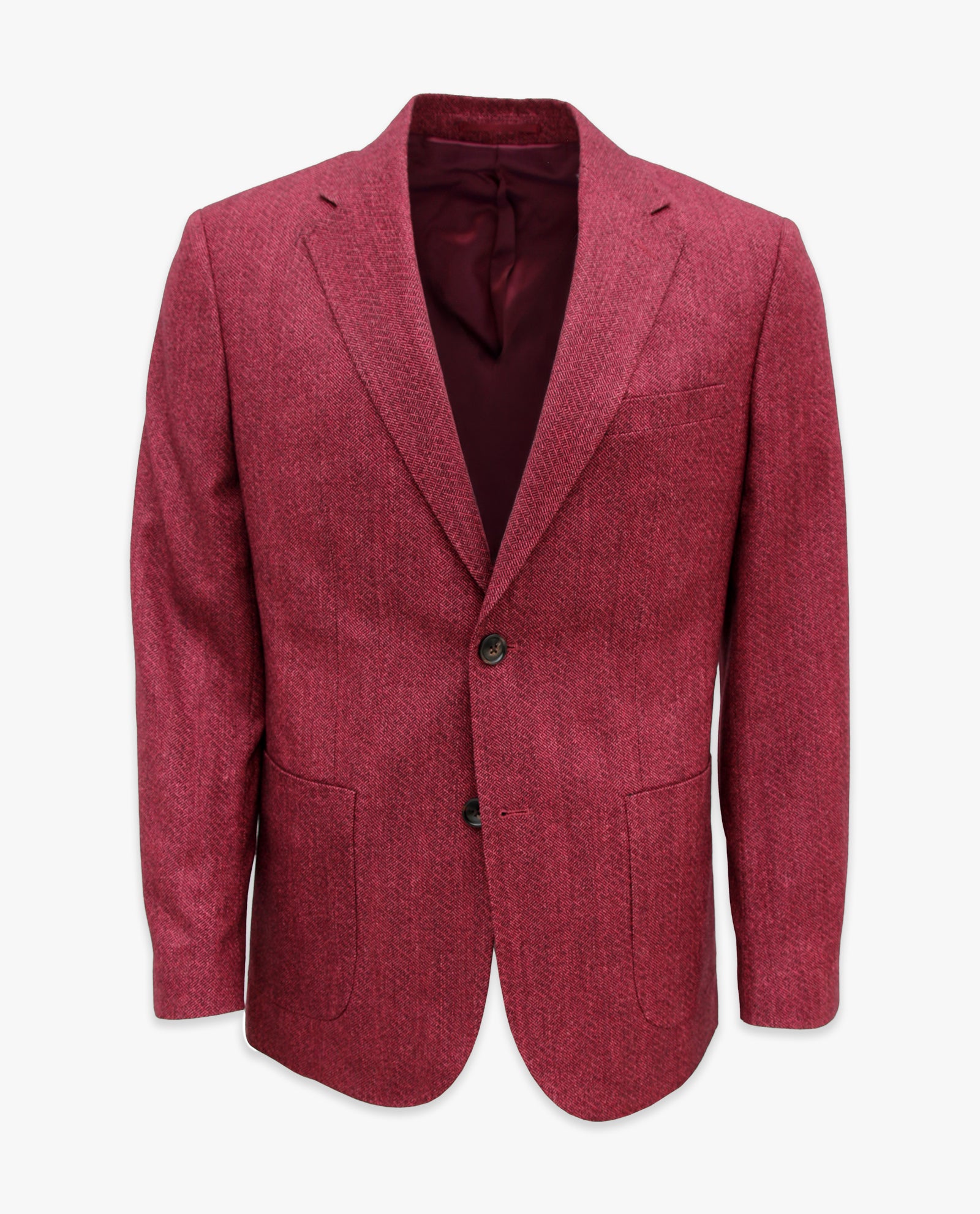 Vitale Barberis Canonico Wine Textured Sport Coat