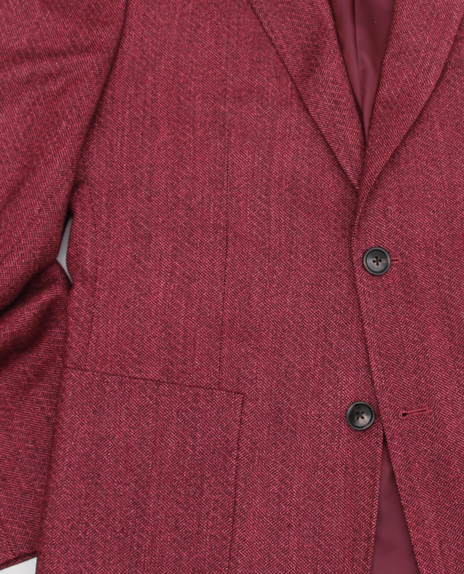 Vitale Barberis Canonico Wine Textured Sport Coat