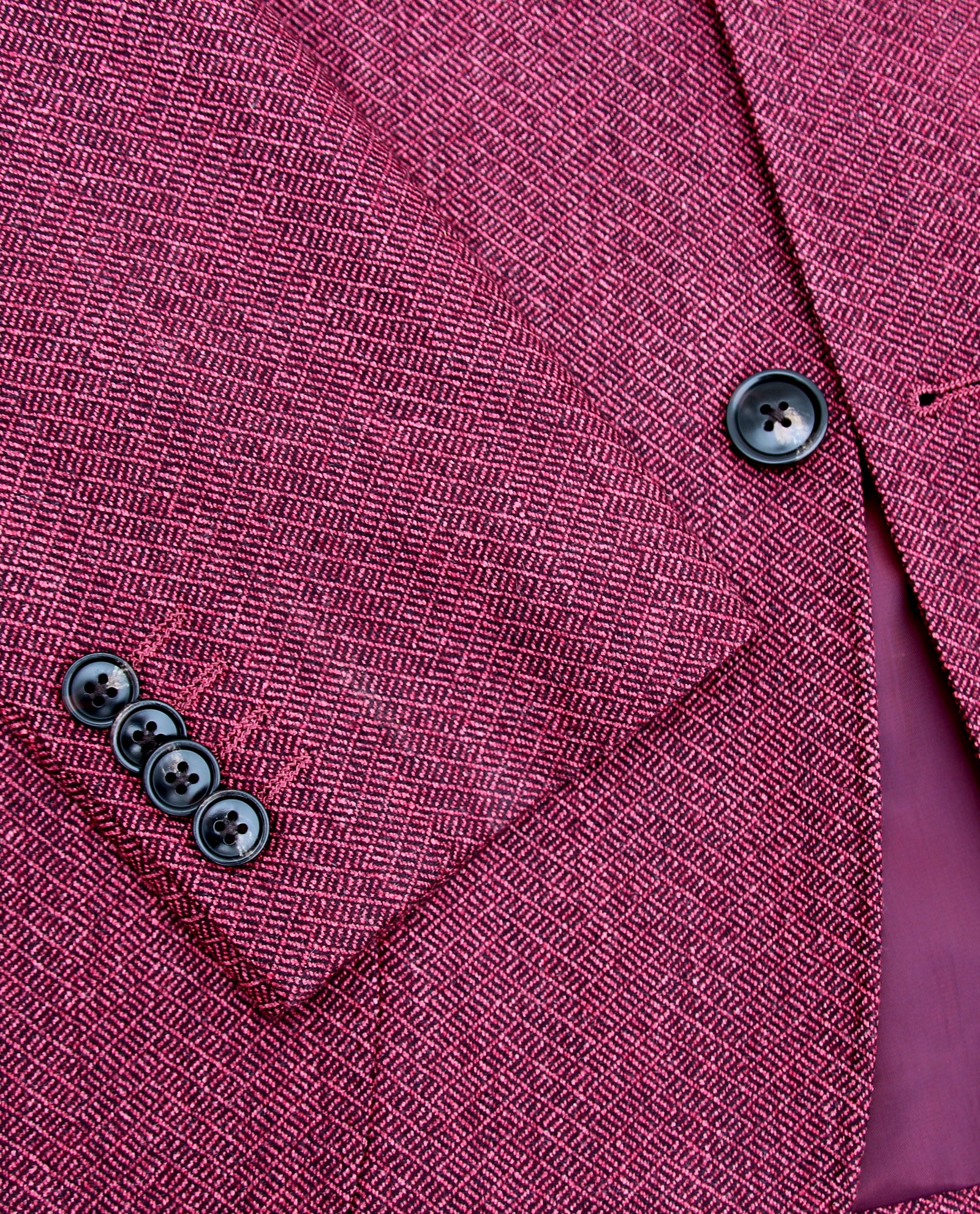 Vitale Barberis Canonico Wine Textured Sport Coat