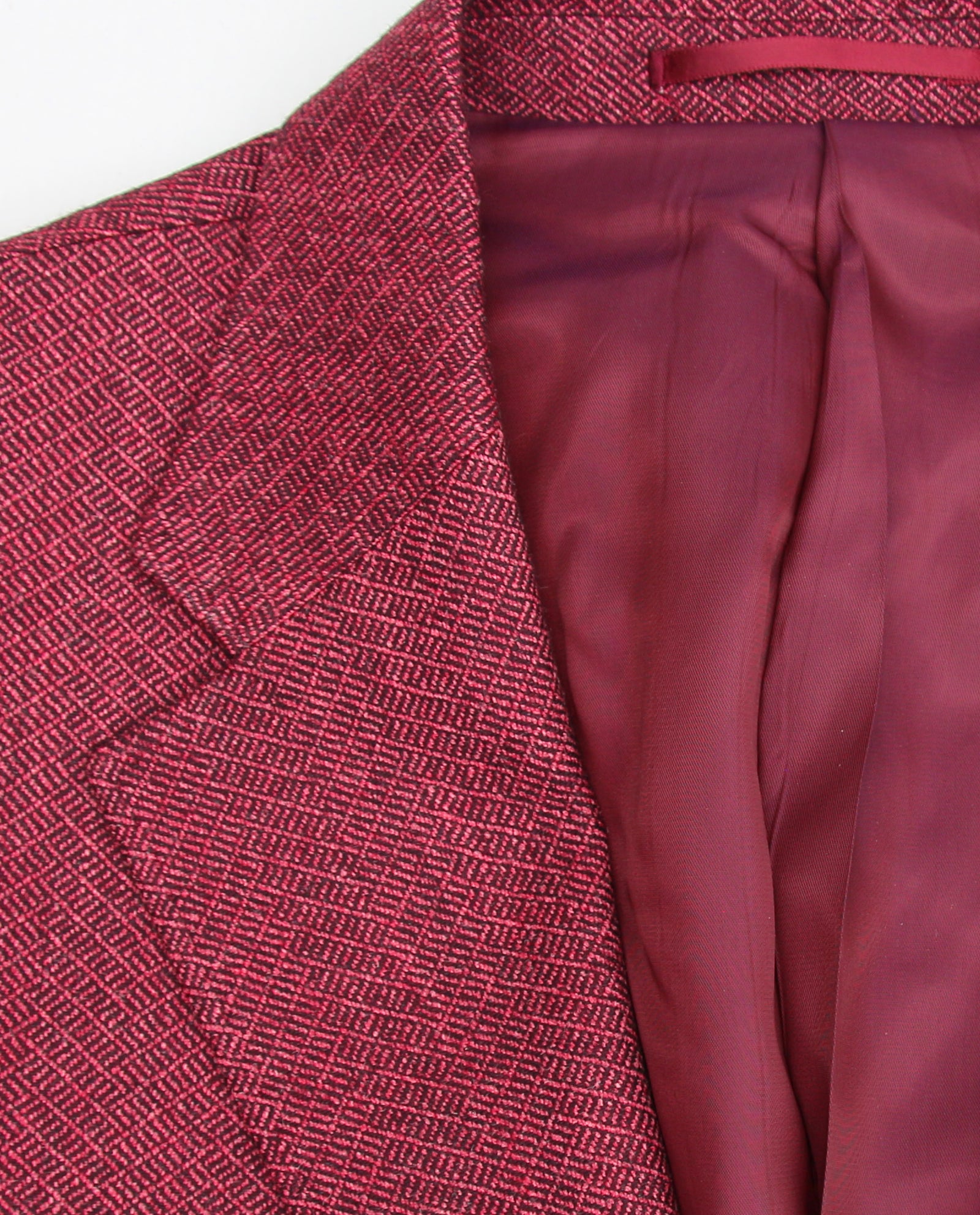 Vitale Barberis Canonico Wine Textured Sport Coat