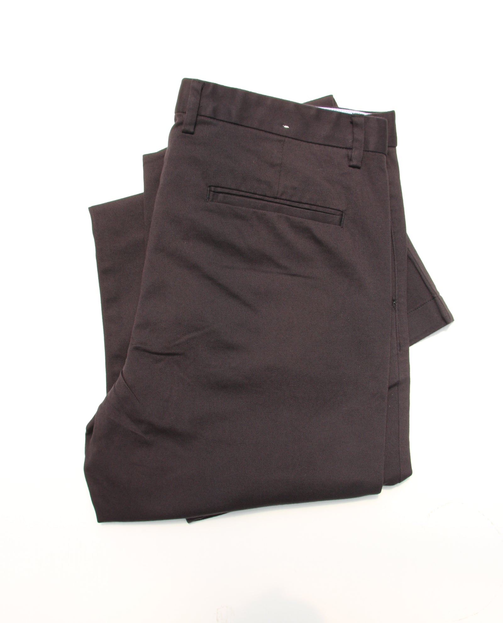 Dark Brown Tailored Chinos