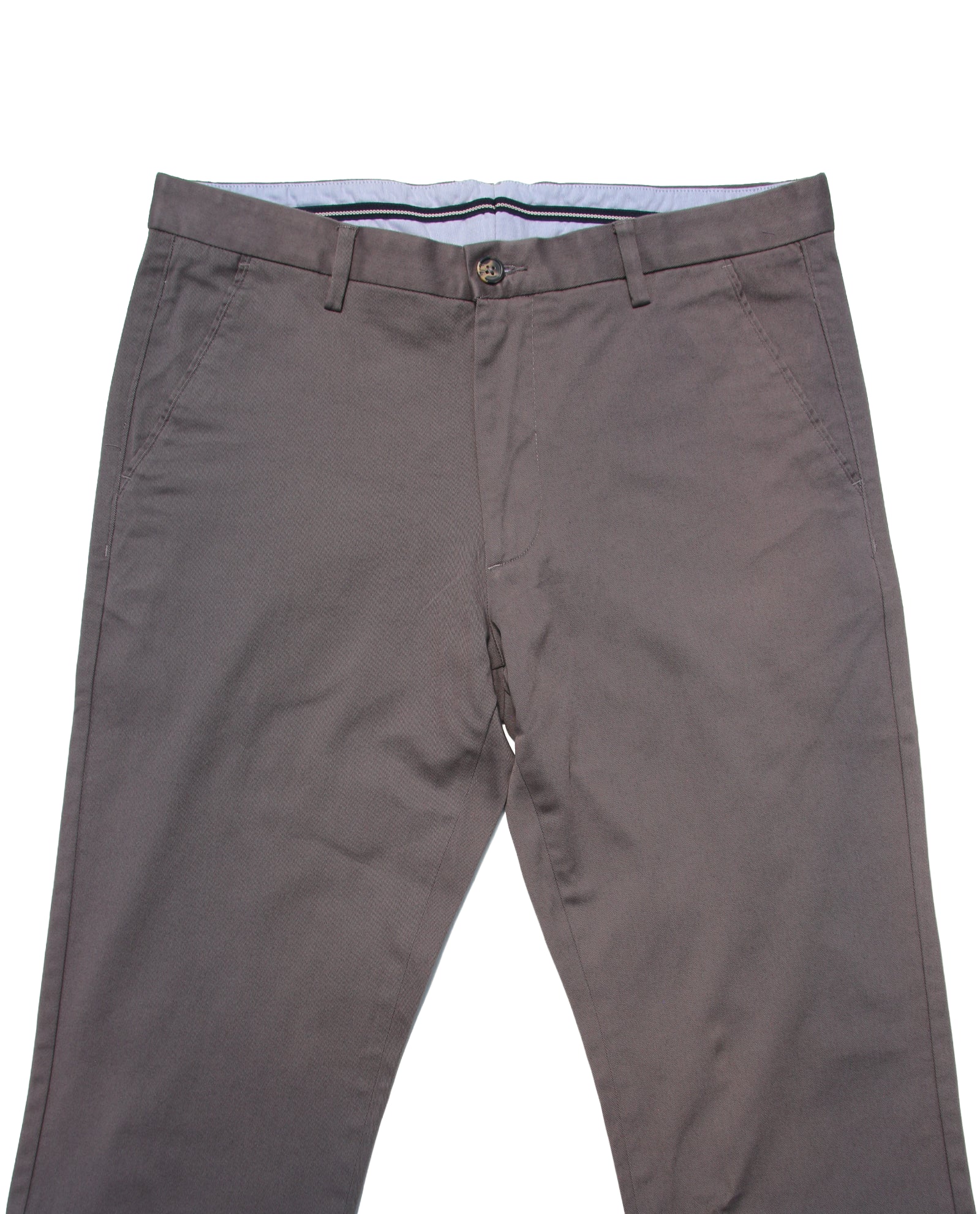 Charcoal Grey Tailored Chinos