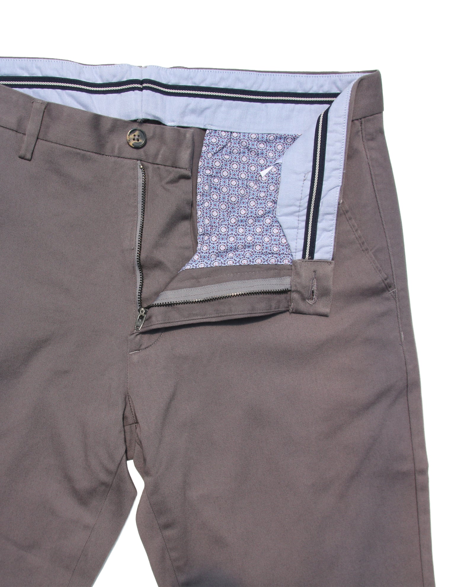 Charcoal Grey Tailored Chinos