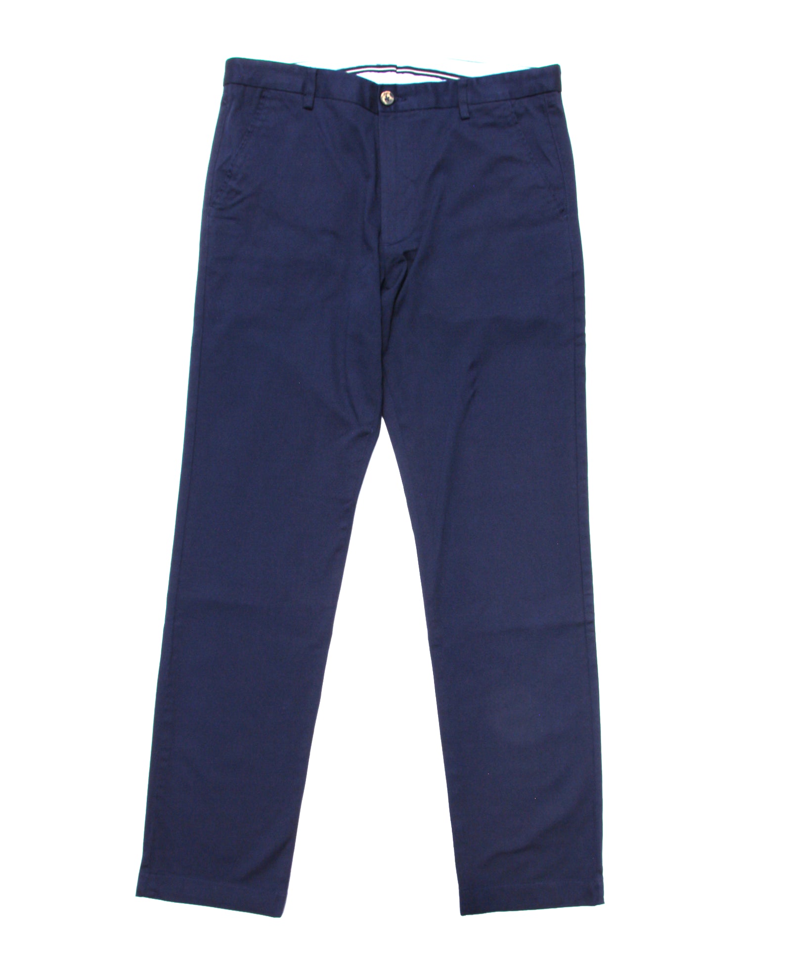 Classic Navy Tailored Chinos