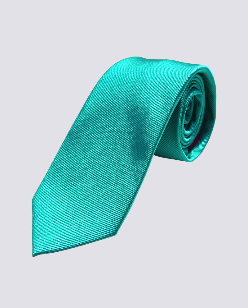 Mint Silk Herringbone Tie