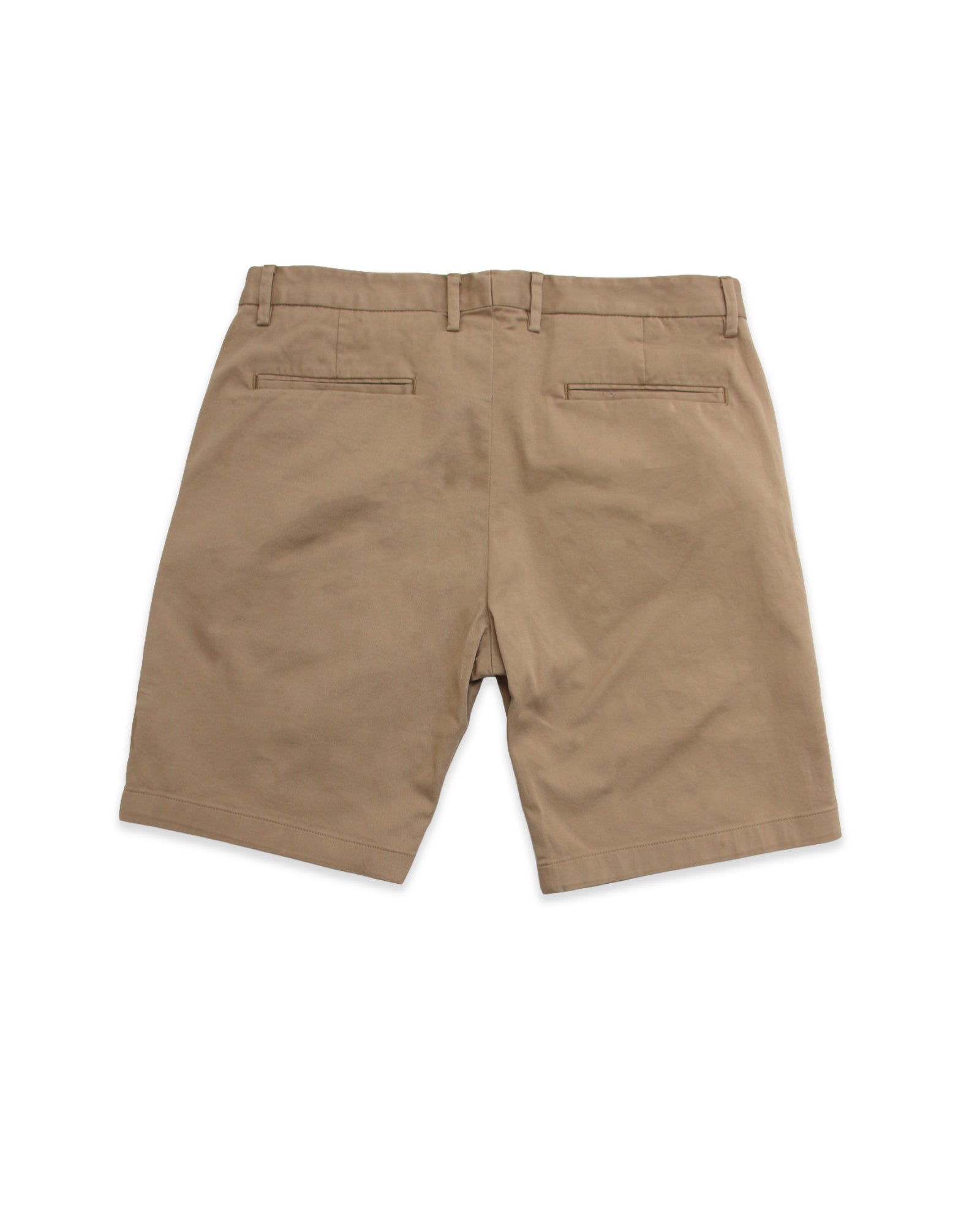 Camel Tailored Chino Shorts