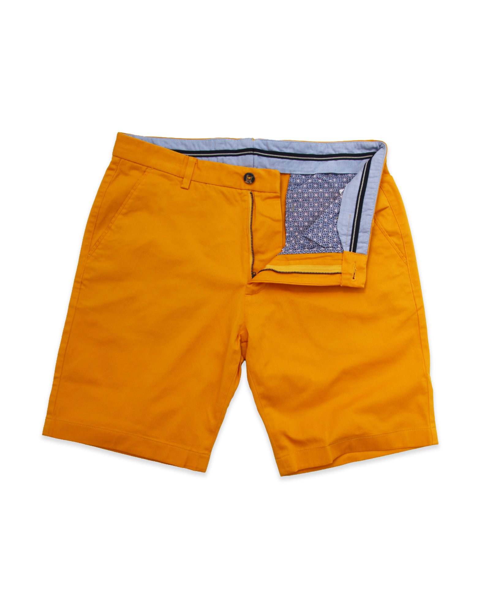Gold Tailored Chino Shorts