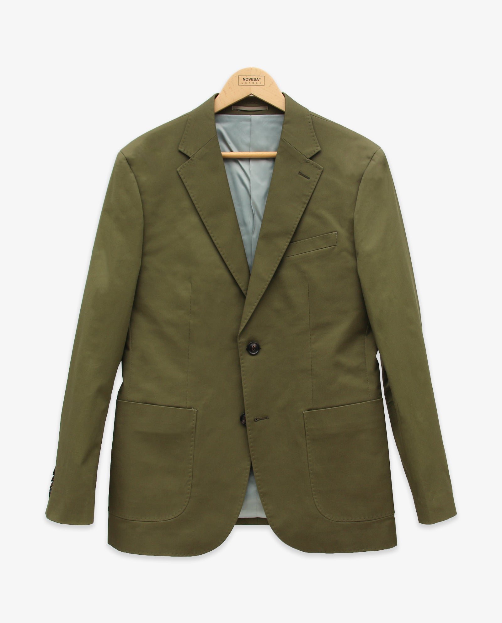 Contemporary Olive Green Sport Coat