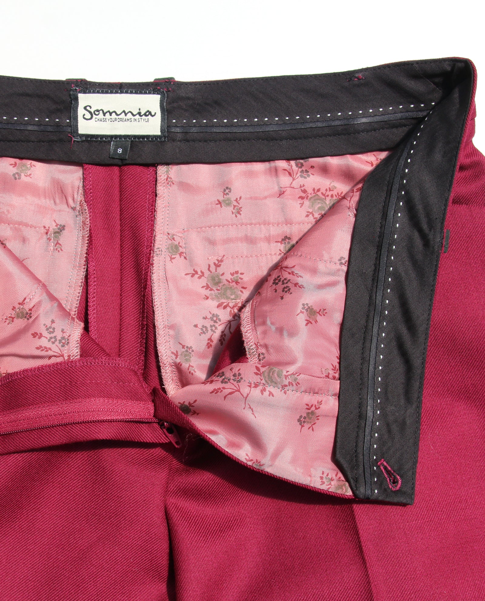 The Crimson Red Two-Piece Suit