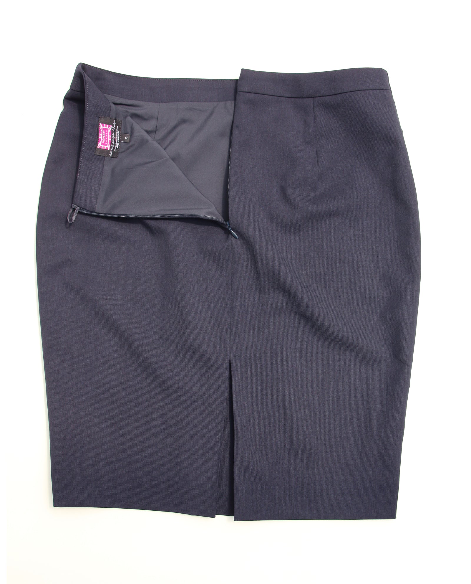 Navy Pencil Skirt