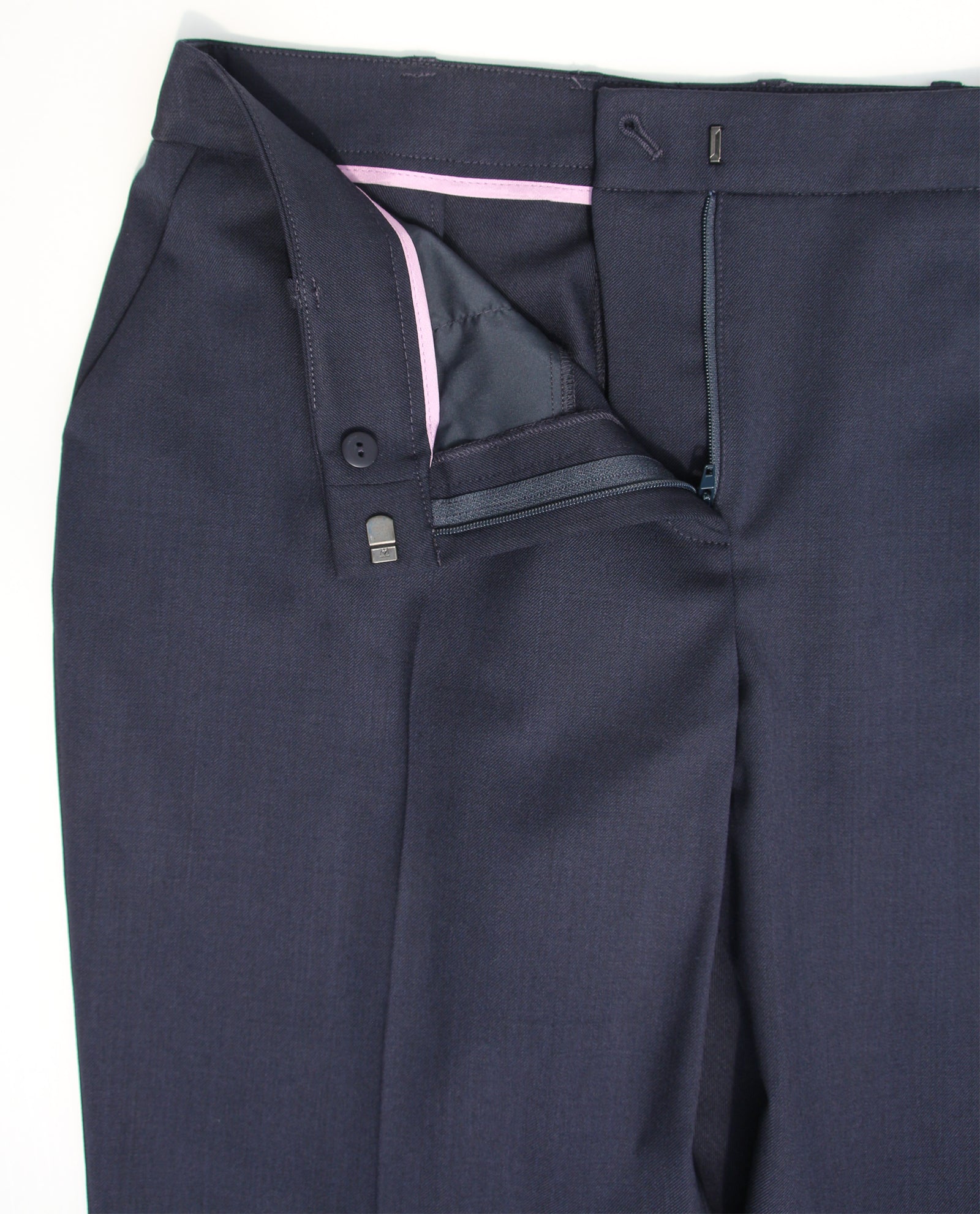 Navy Women's Pressed Trousers