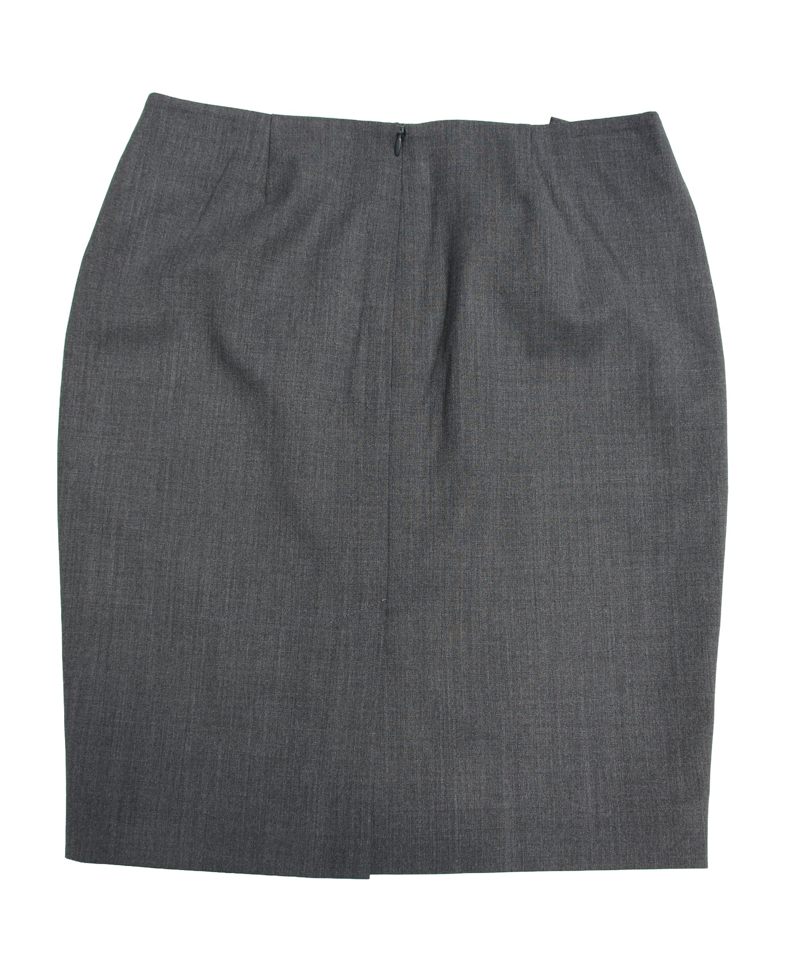 Charcoal Suit Skirt