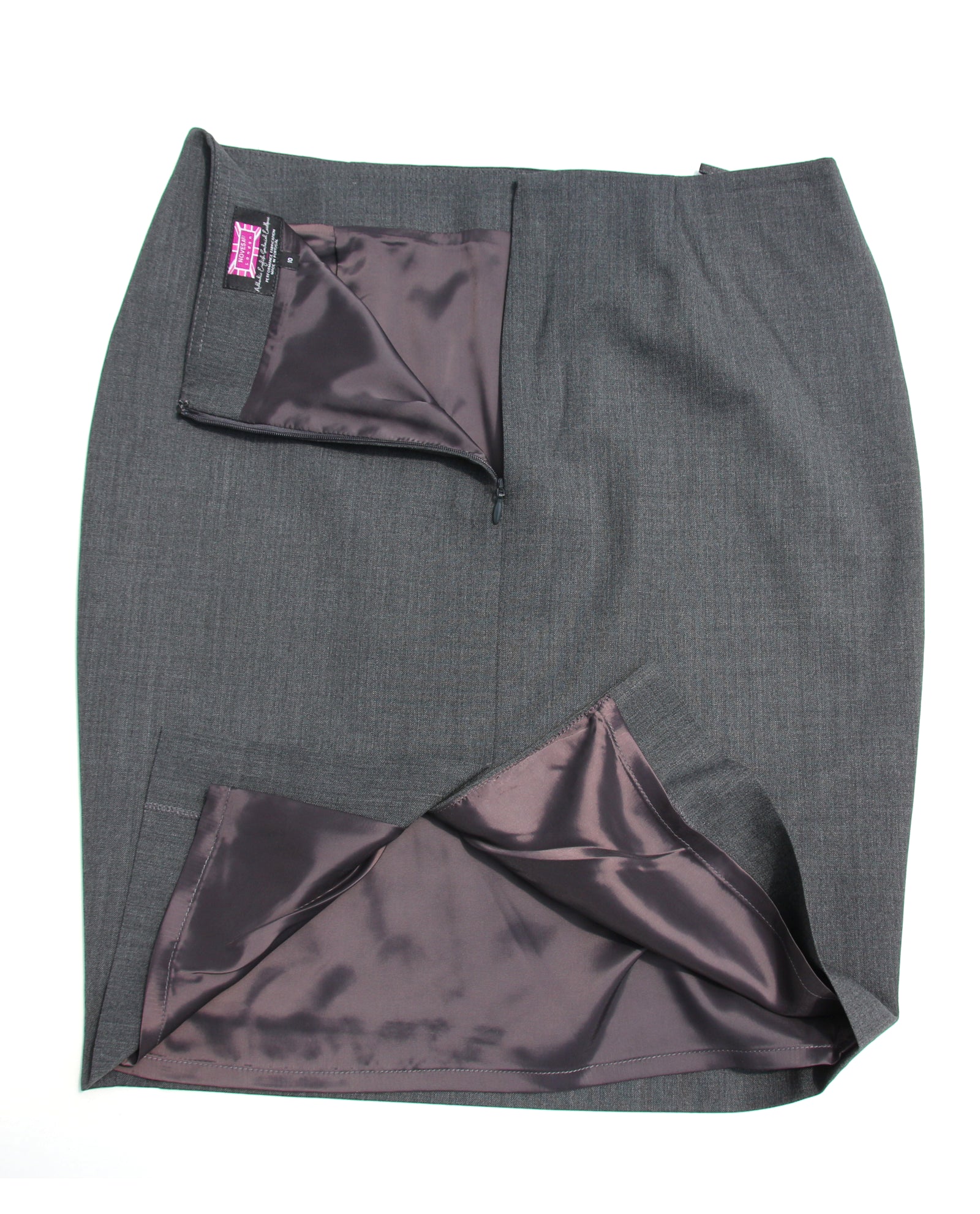 Charcoal Suit Skirt