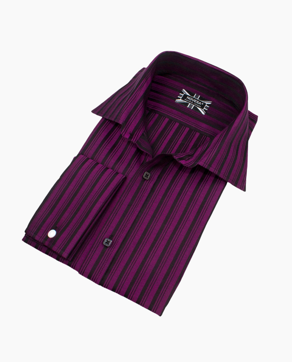 Black and Purple Stripe Shirt