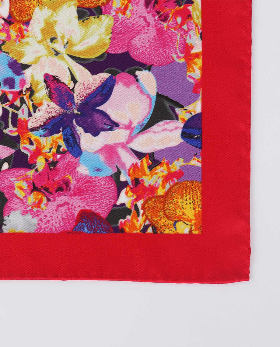 Abstract Floral Handkerchief