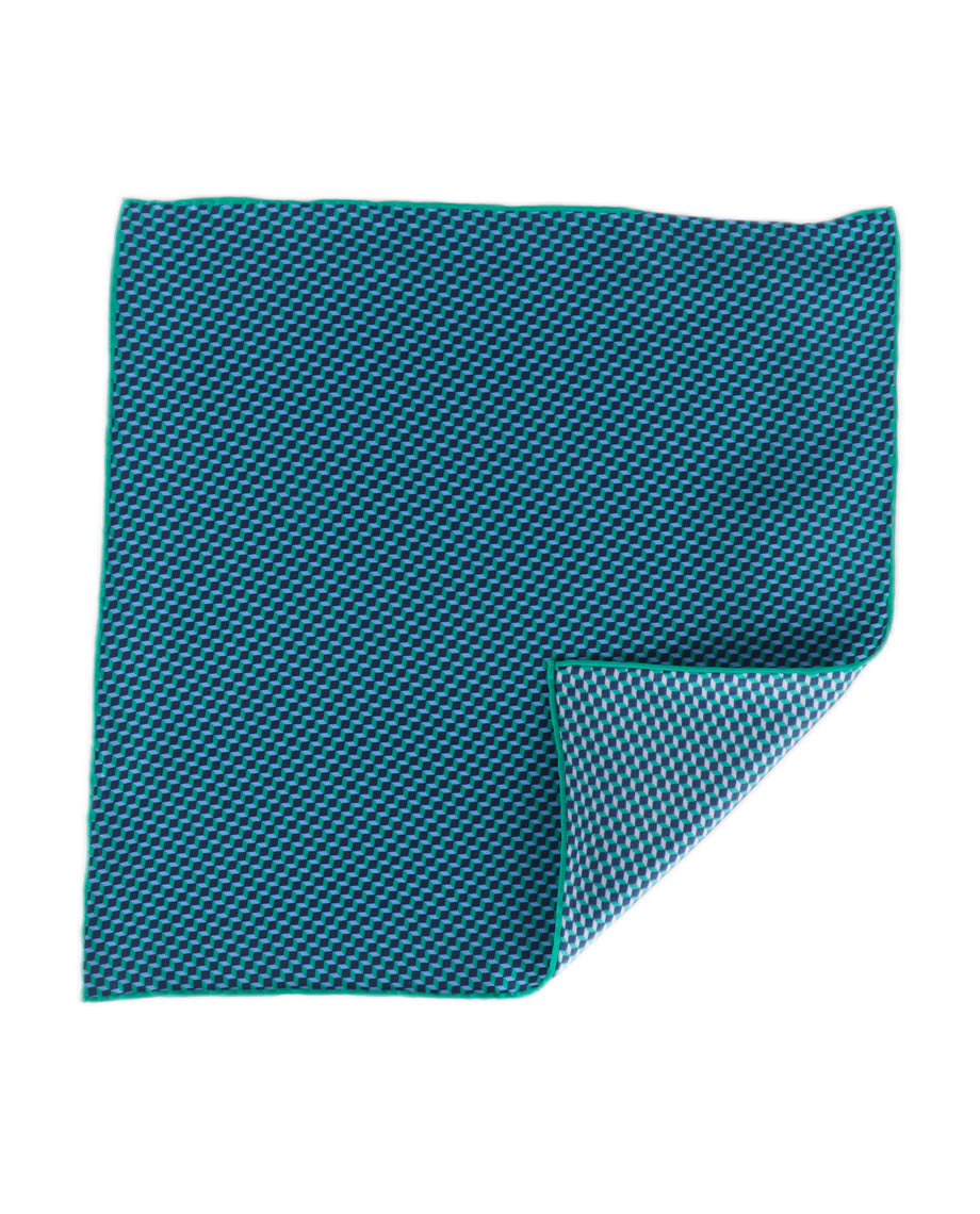 Abstract Green Handkerchief