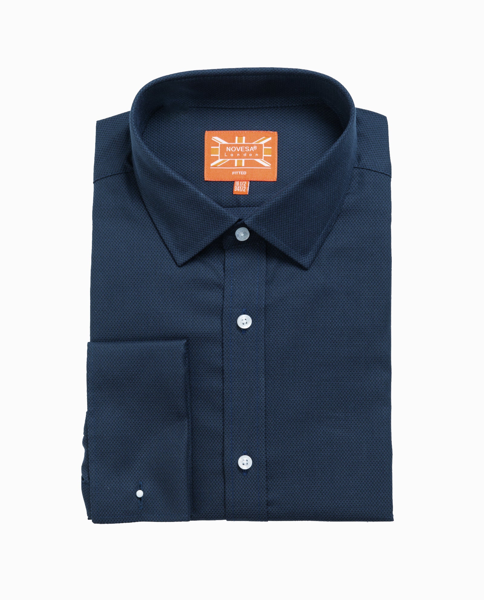 Black Twill Mens Dress Shirt