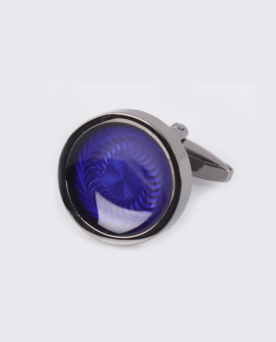 Blue Cat Eye Cufflinks