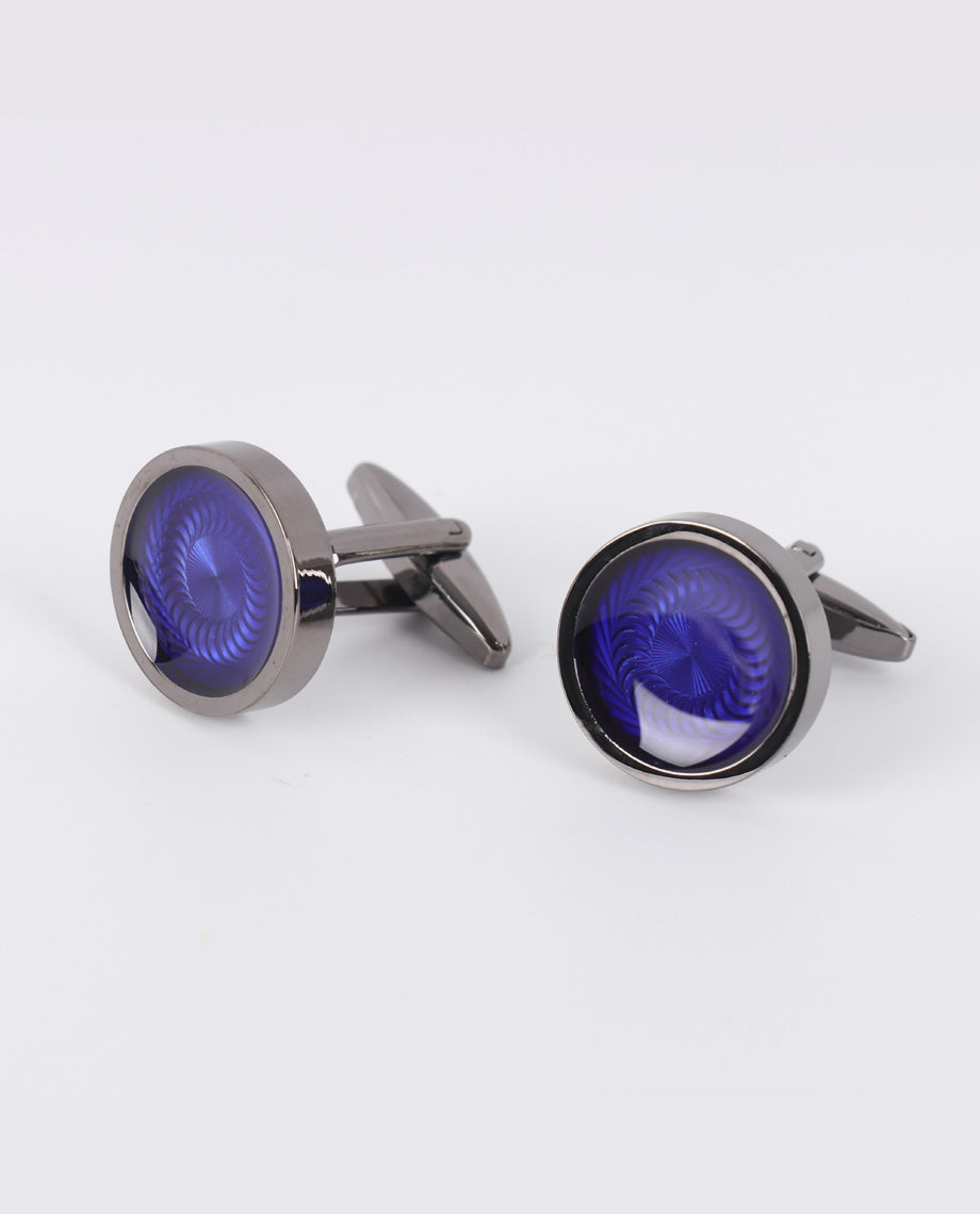 Blue Cat Eye Cufflinks