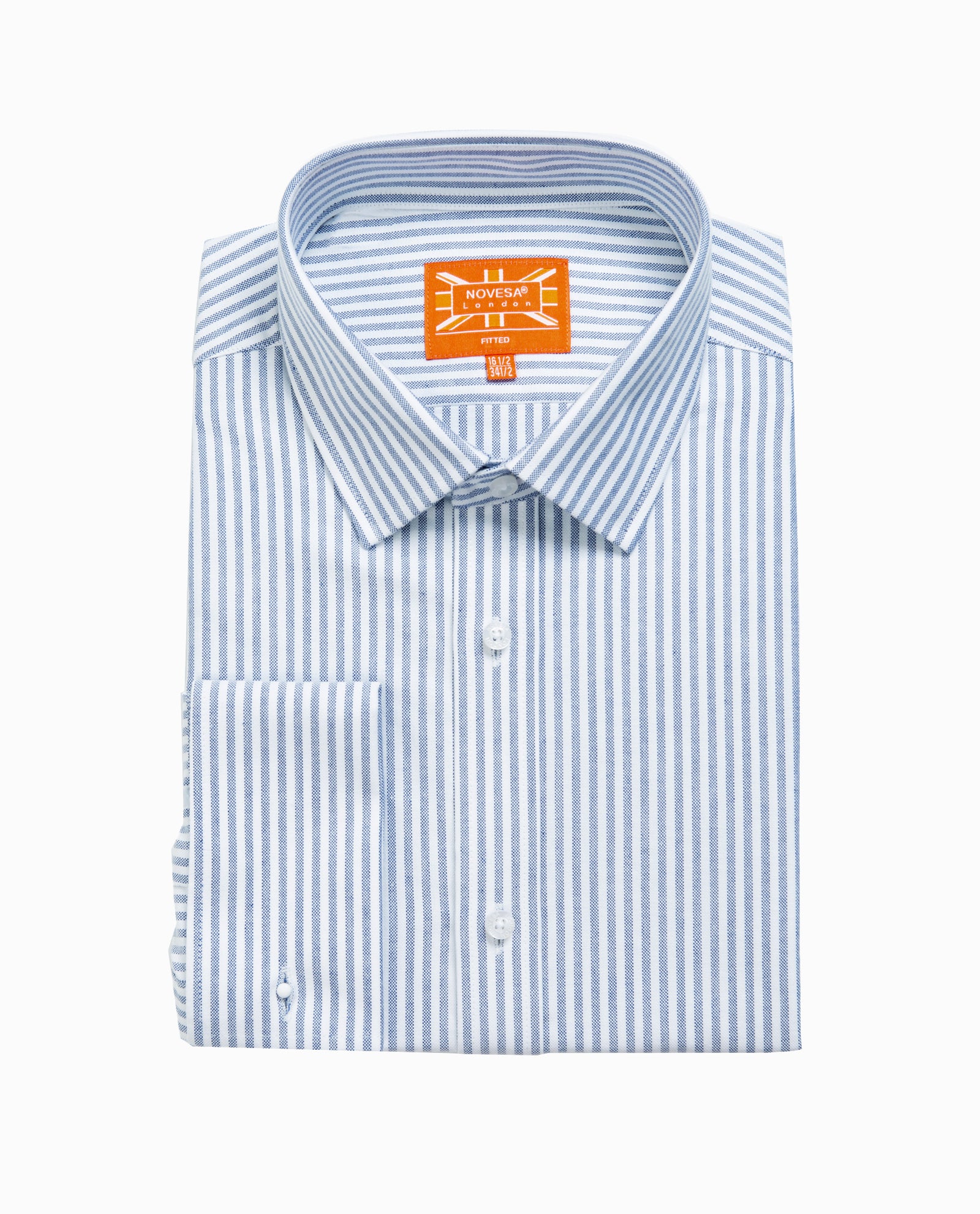 Blue Stripes Mens Dress Shirt