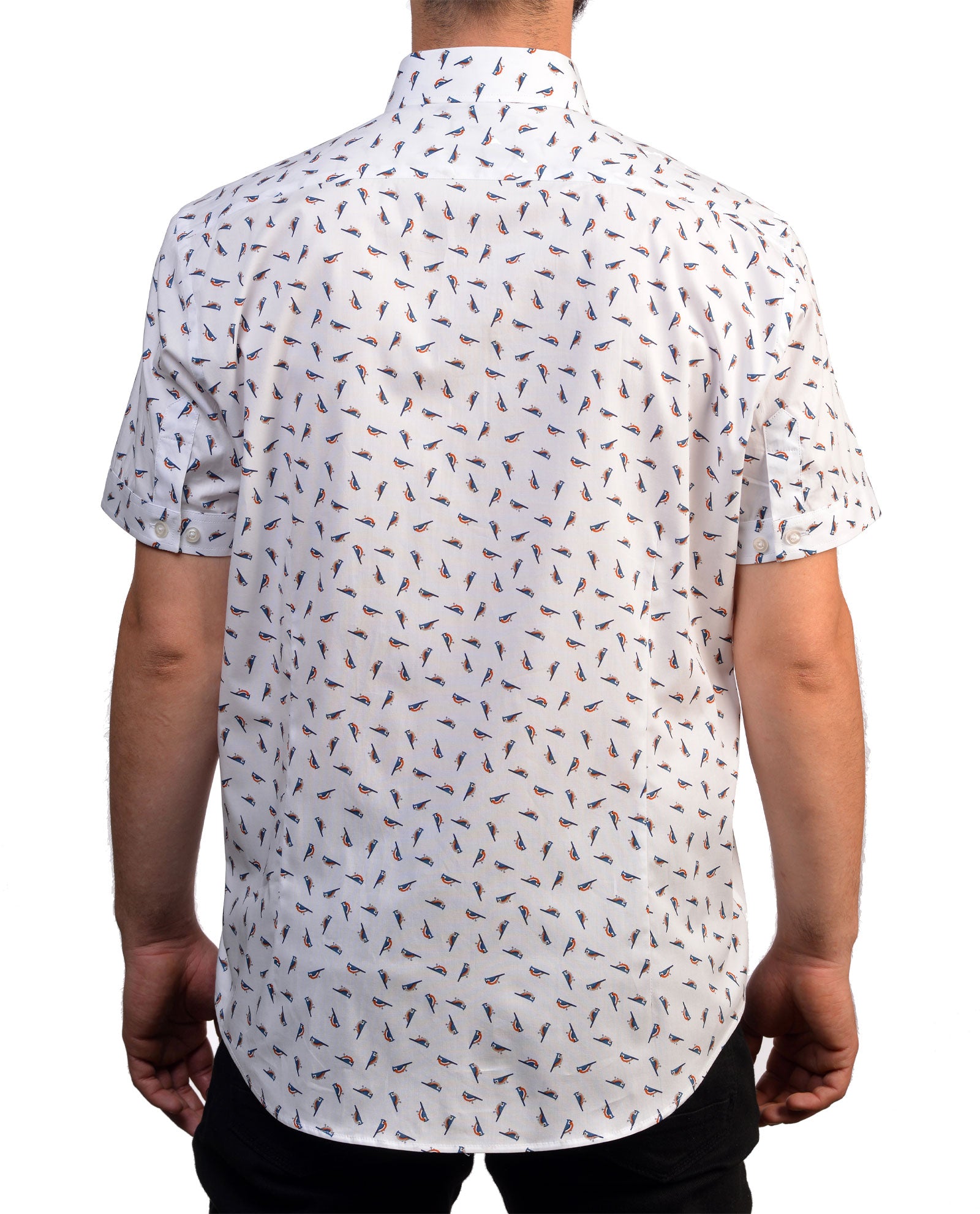 Blue Jays Pattern Short Sleeve Shirt