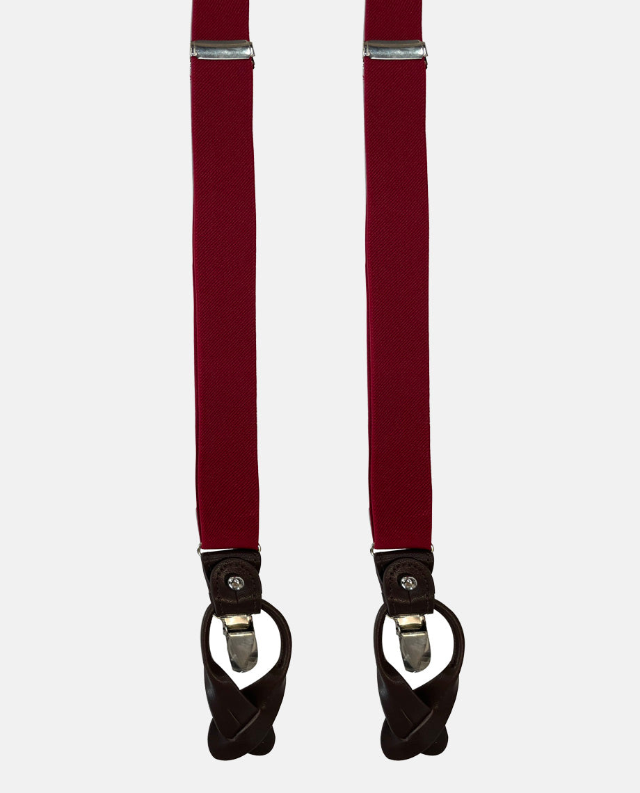 Burgundy Combination Braces