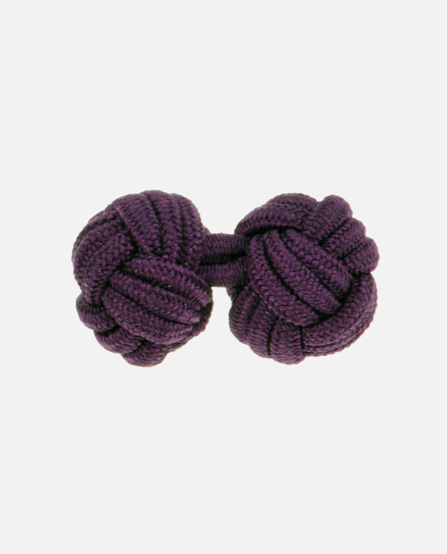 Dark Purple Silk Knots