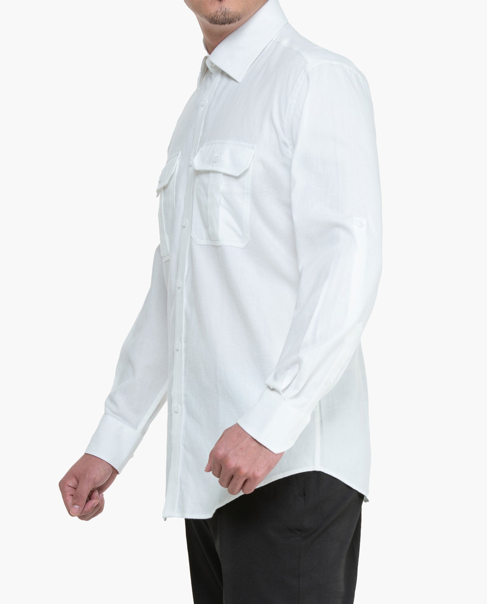 White Flannel Sport Shirt