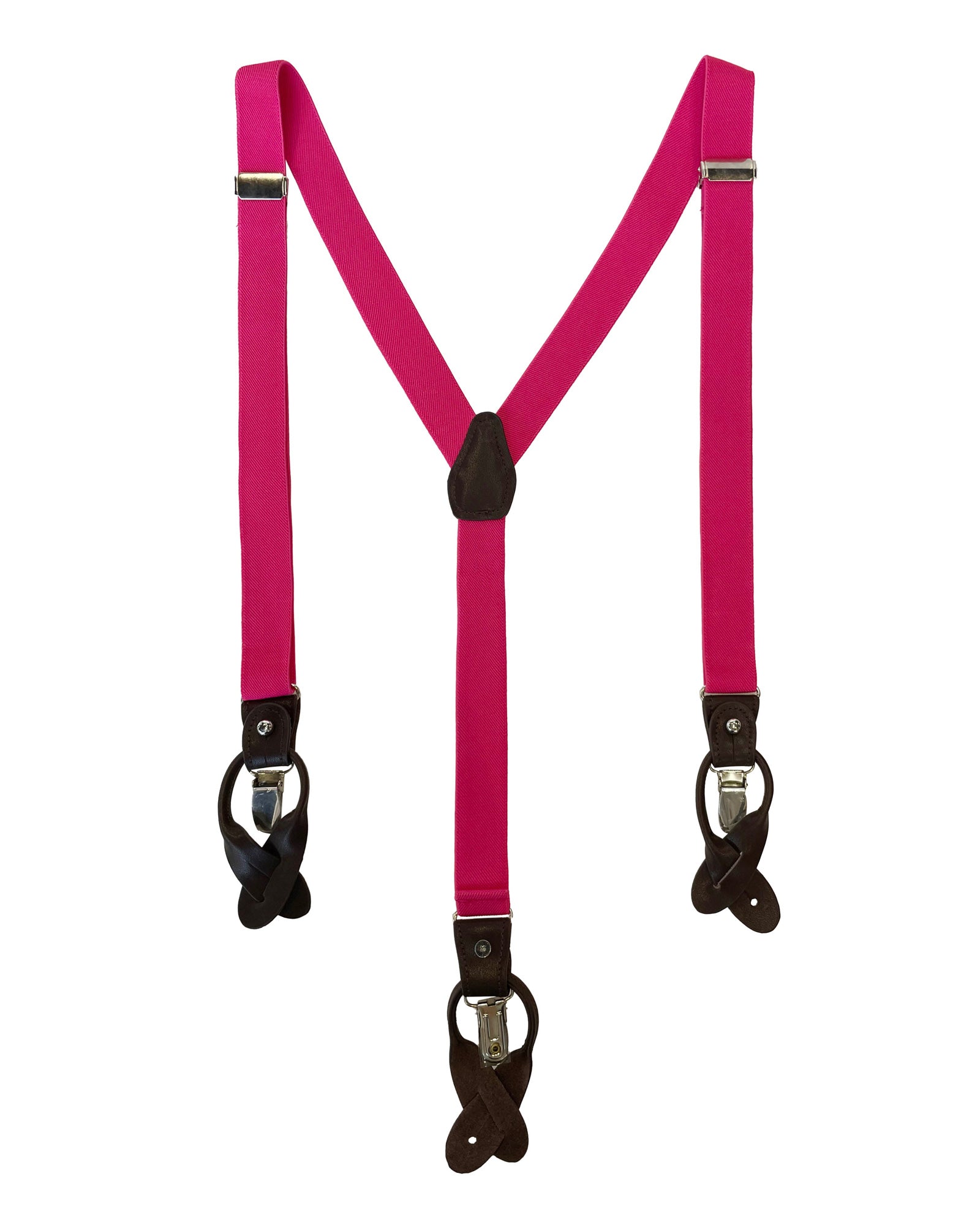Fuchsia Combination Braces/Suspenders