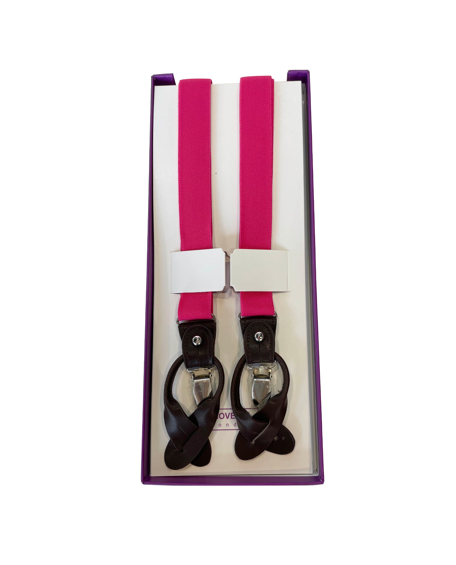 Fuchsia Combination Braces/Suspenders