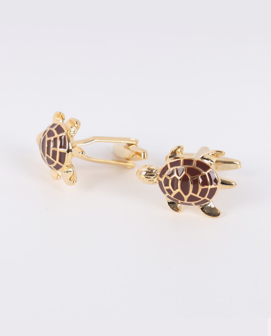 Gold Turtle Cufflinks