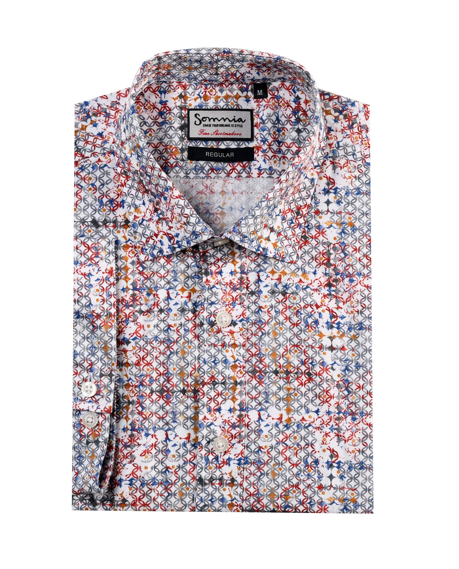 Linked Pattern Short Sleeve Shirt