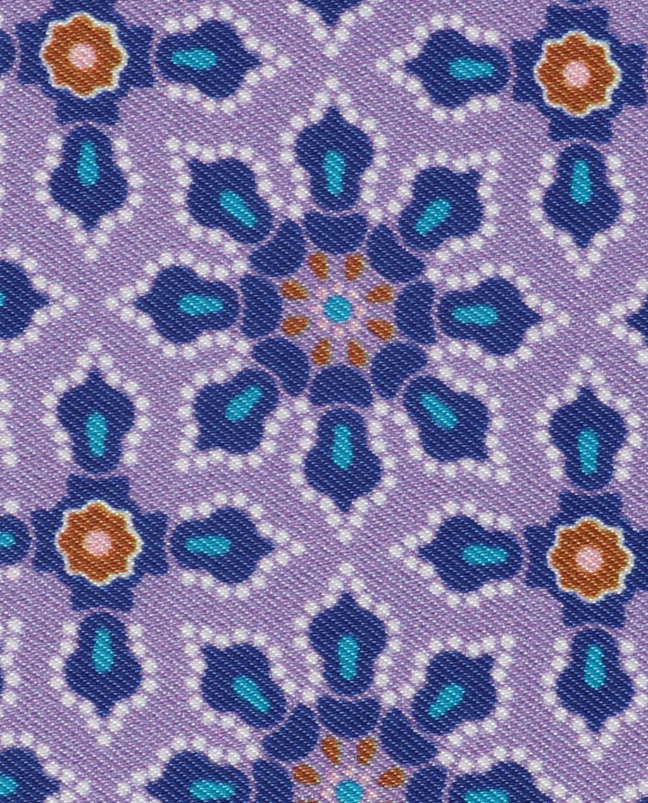 Lavender Stars Handkerchief