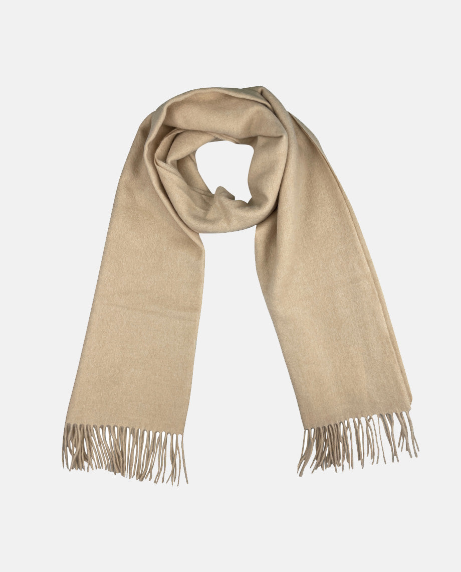 Light Camel Cashmere Scarf