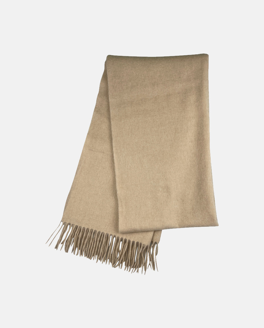 Light Camel Cashmere Scarf