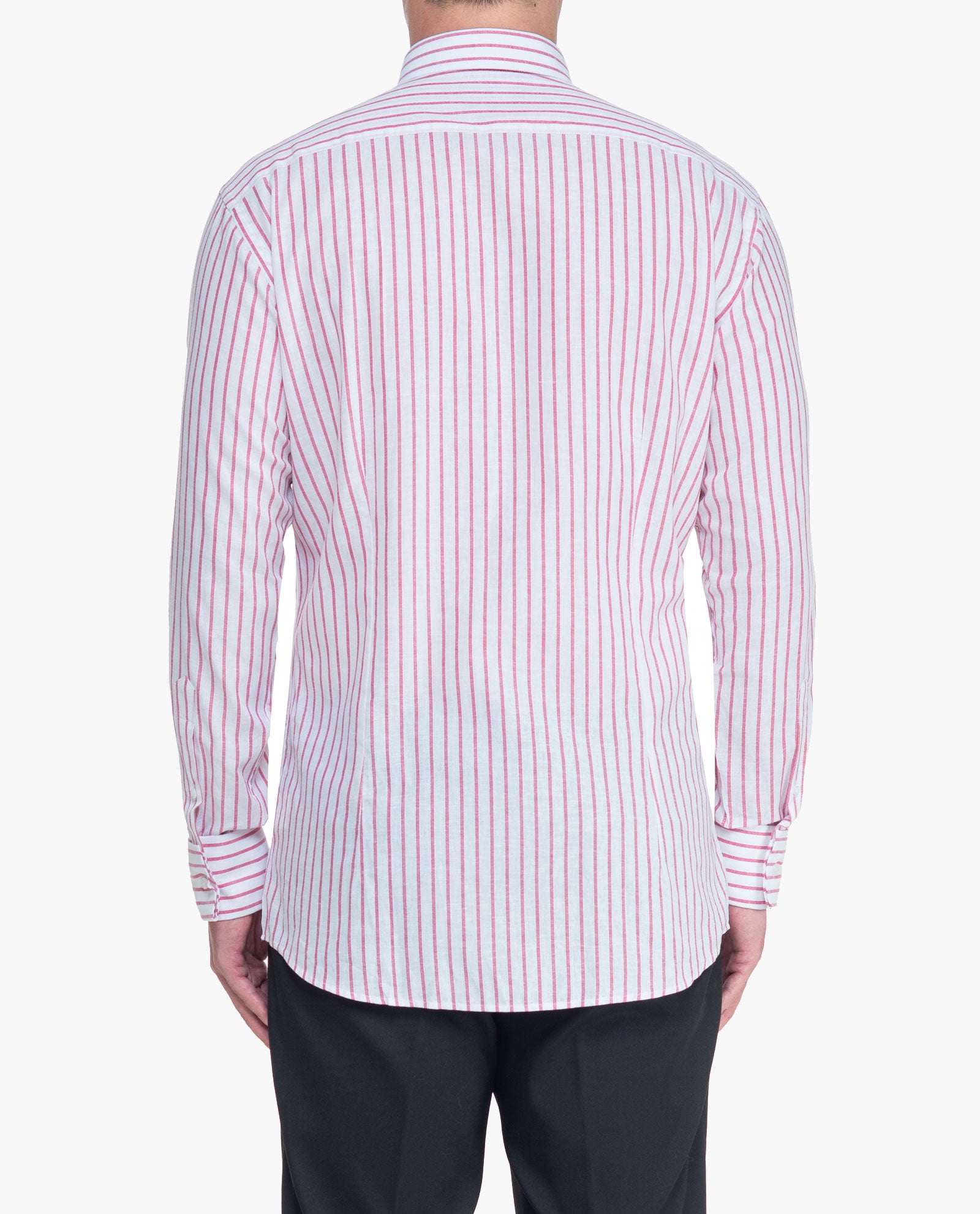 Linen Red Stripes