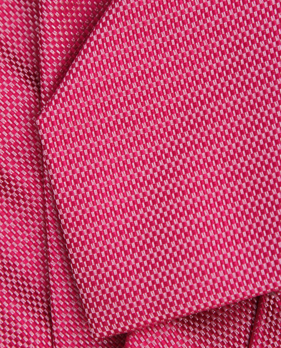 Magenta Silk Tie