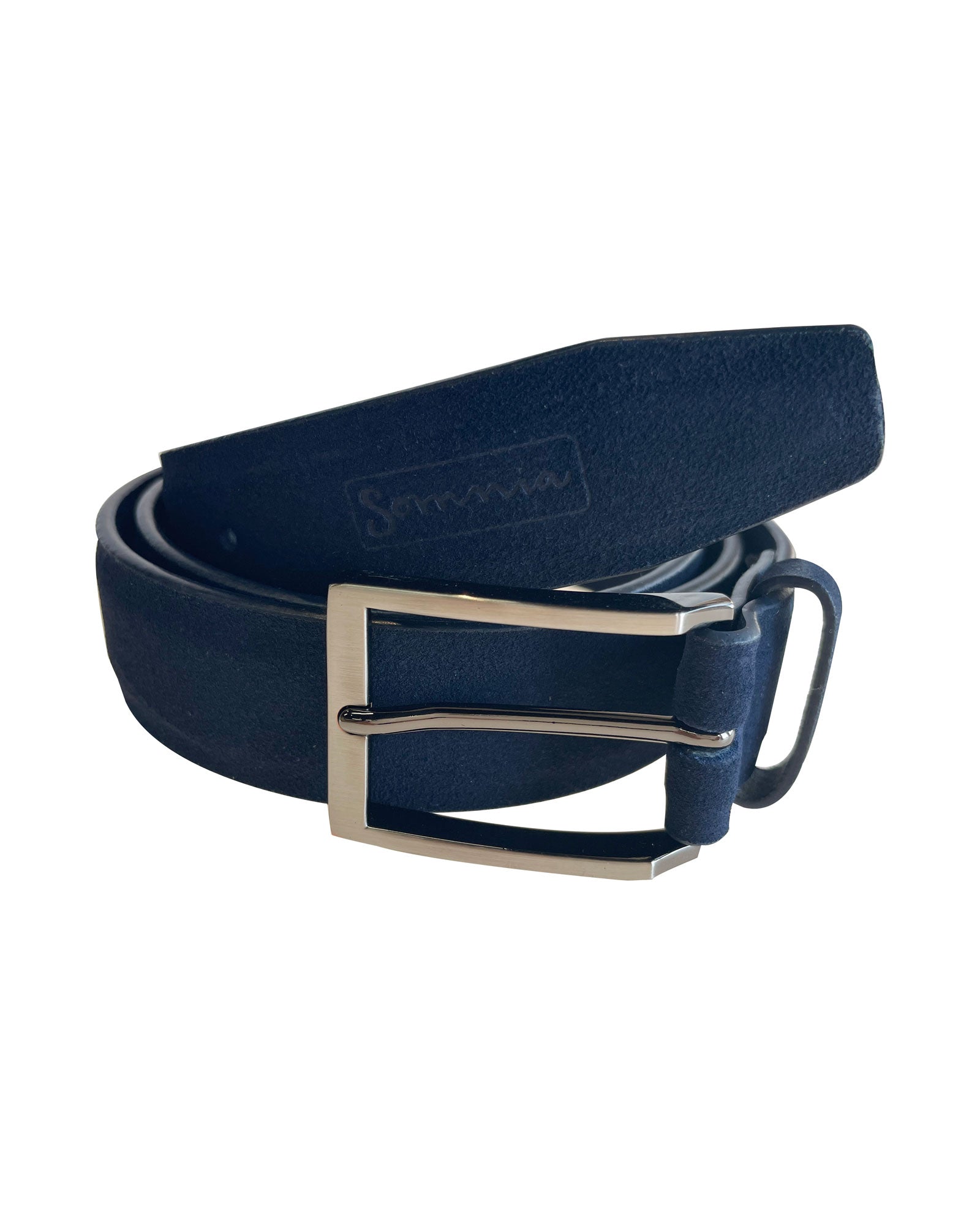 Marine Suede Leather Belt