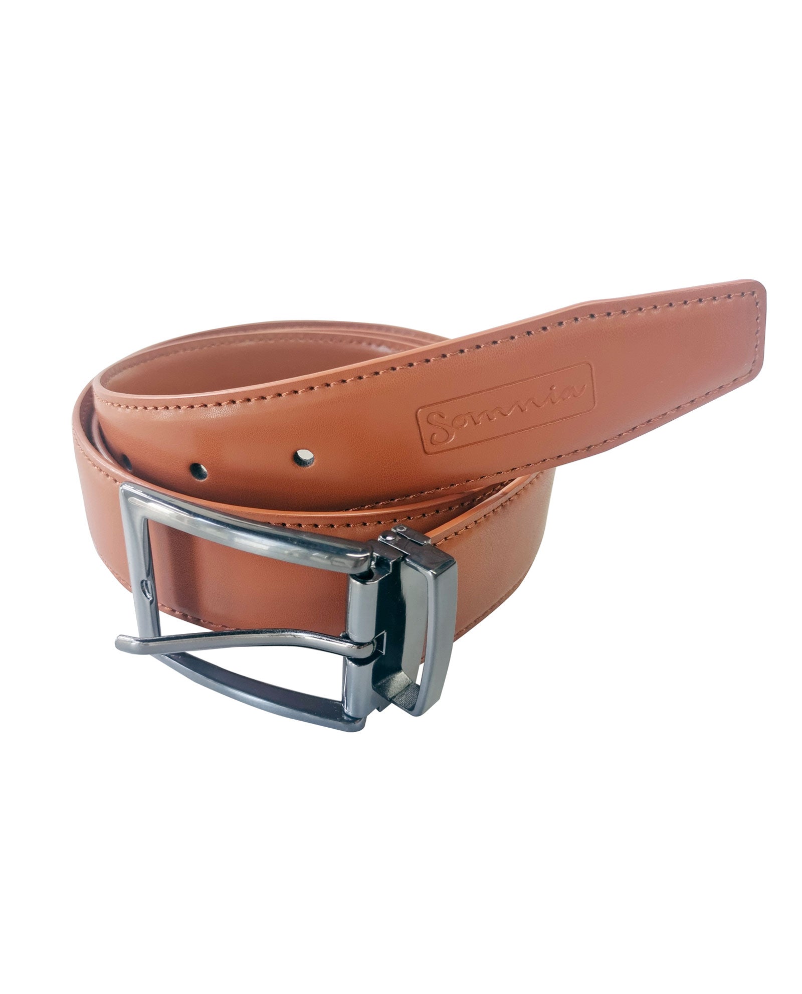 Medium Brown Leather Belt