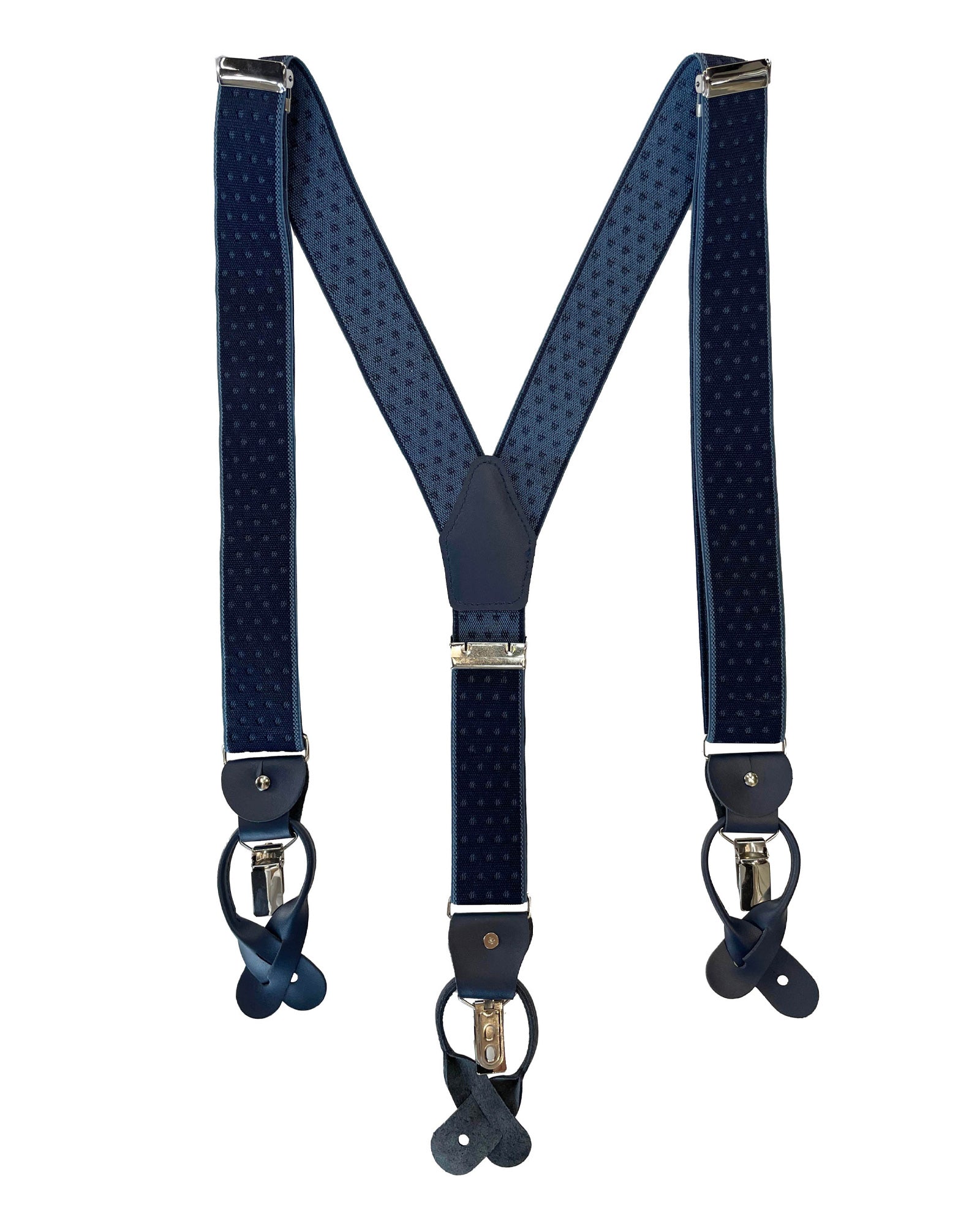Navy Combination Braces/Suspenders