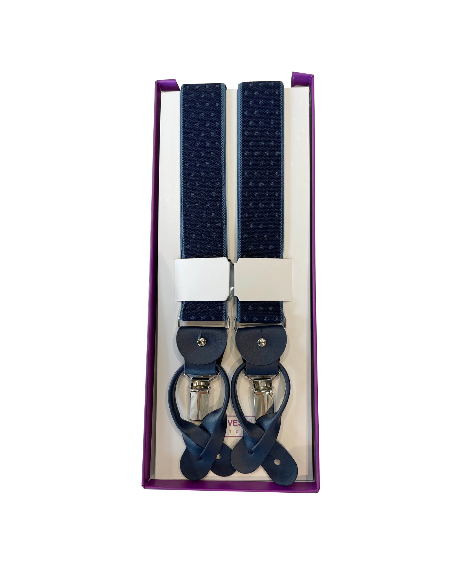 Navy Combination Braces/Suspenders