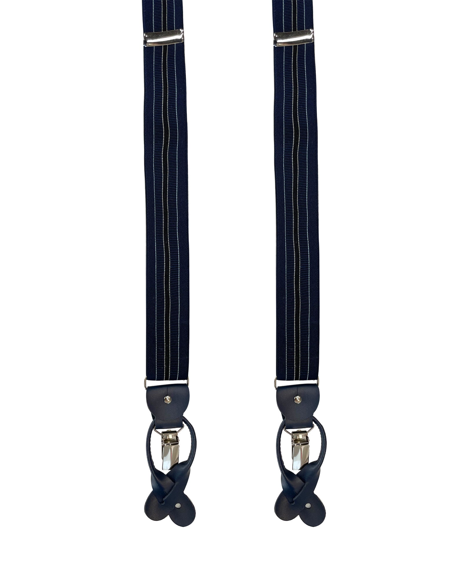 Navy on Navy Combination Braces/Suspenders