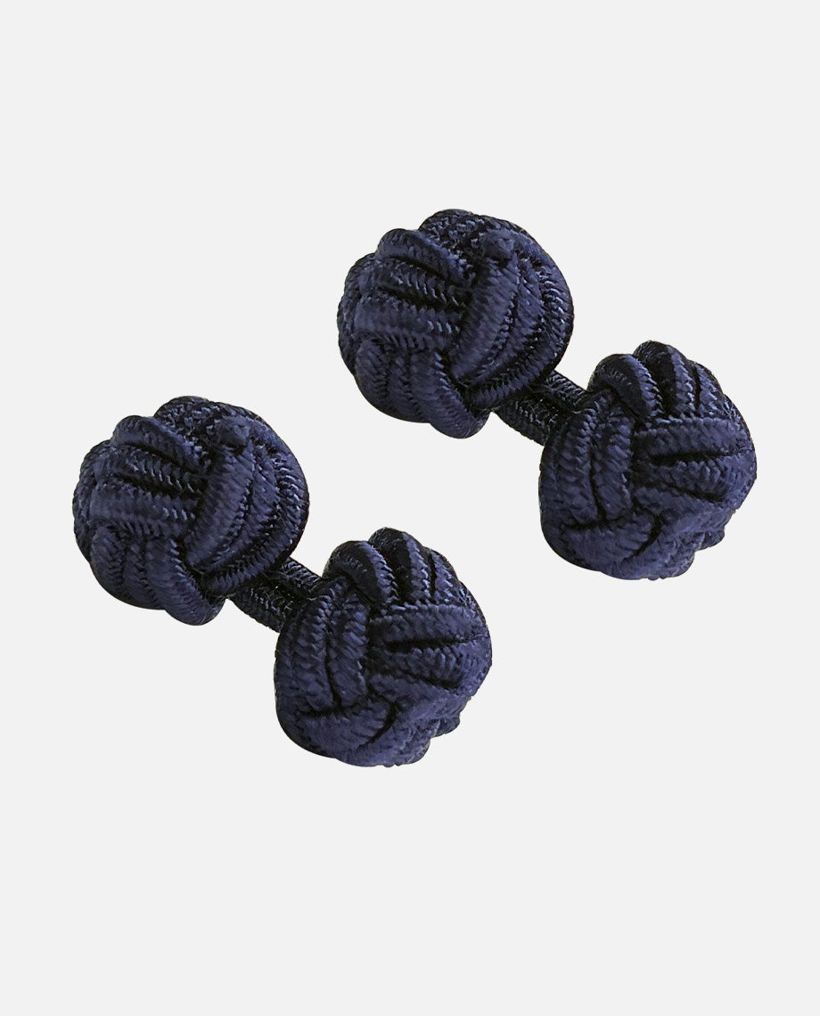 Navy Silk Knots